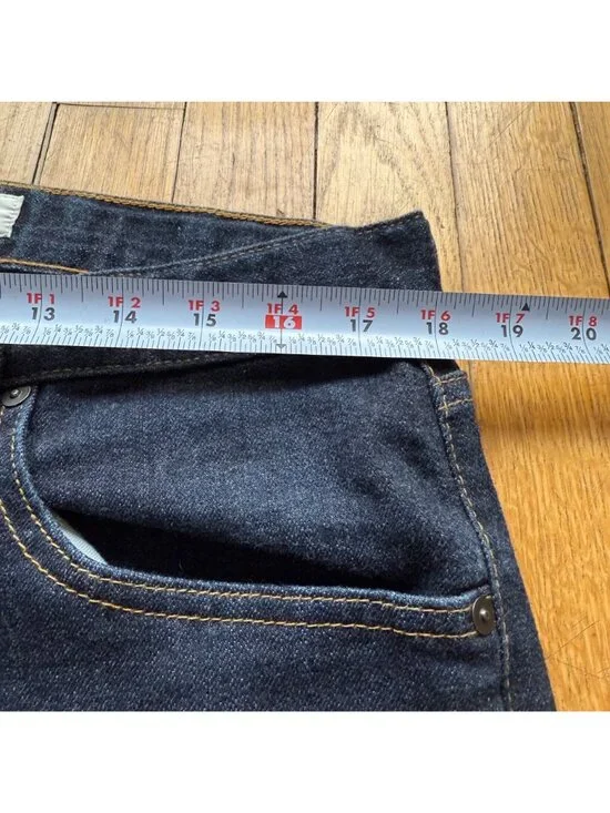 AG Adriano Goldschmied Size 36R Dark Blue Wash The Nomad Modern Slim Denim Jeans - Picture 12 of 15